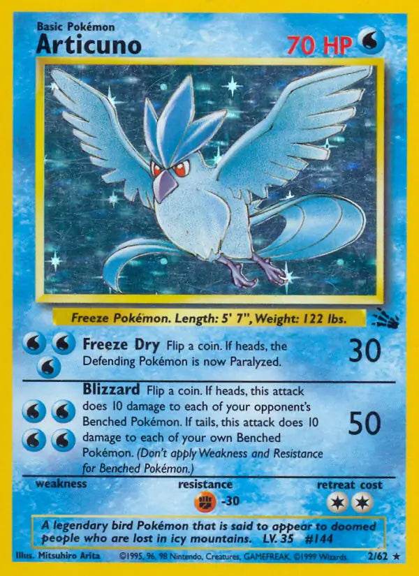 Articuno 2/62 Holo Rare - MissingNo.