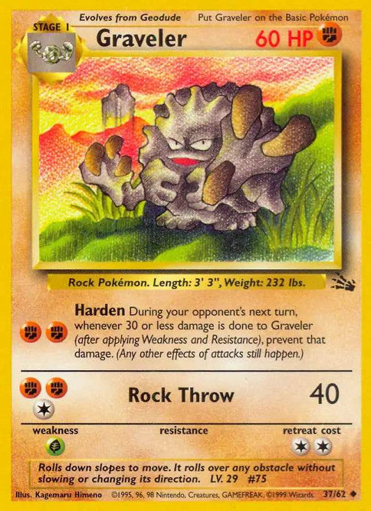 Graveler 37/62 Uncommon (LP) - MissingNo.