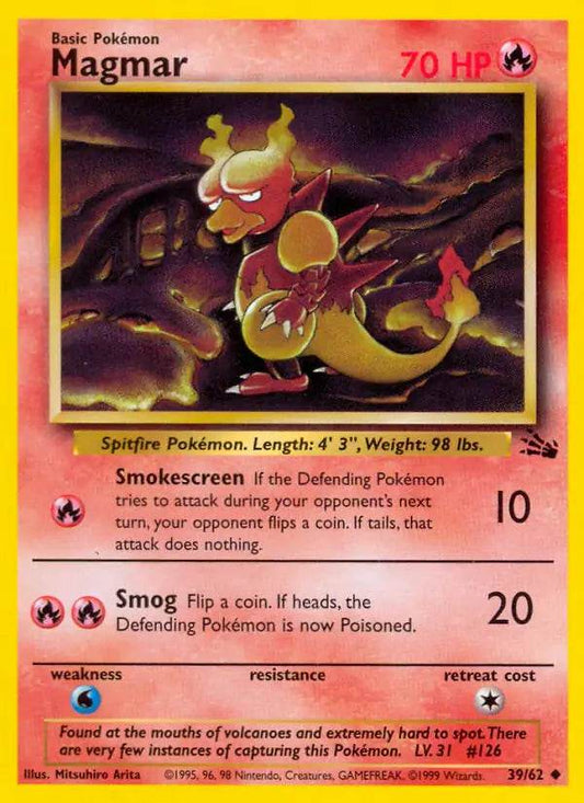 Magmar 39/62 Uncommon (LP) - MissingNo.