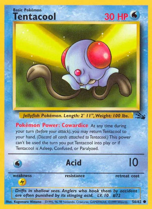 Tentacool 56/62 Common (LP) - MissingNo.