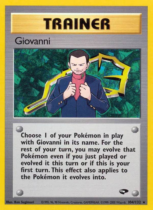 Giovanni 104/132 Non-Holo Rare - MissingNo.