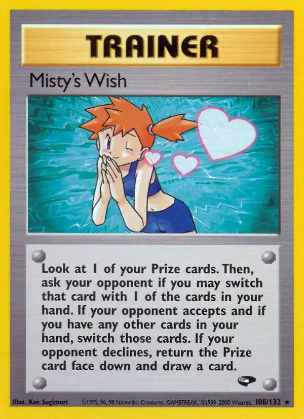 Misty's Wish 108/132 Non-Holo Rare - MissingNo.