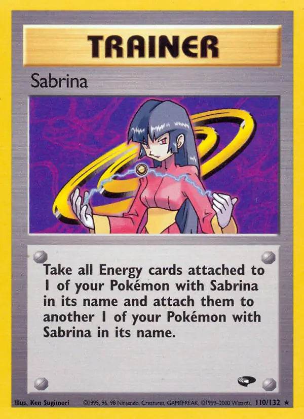 Sabrina 110/132 Non-Holo Rare - MissingNo.