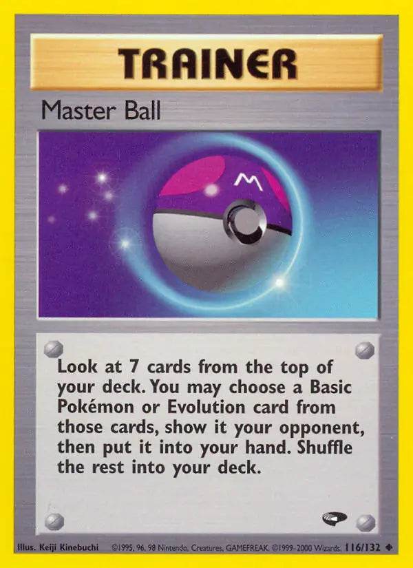 Master Ball 116/132 Uncommon - MissingNo.