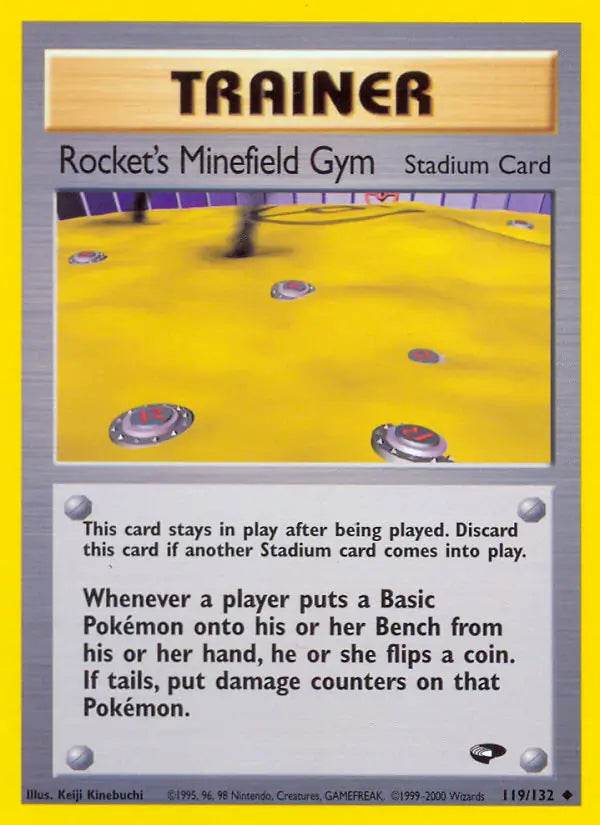 Rocket's Minefield Gym 119/132 Uncommon - MissingNo.