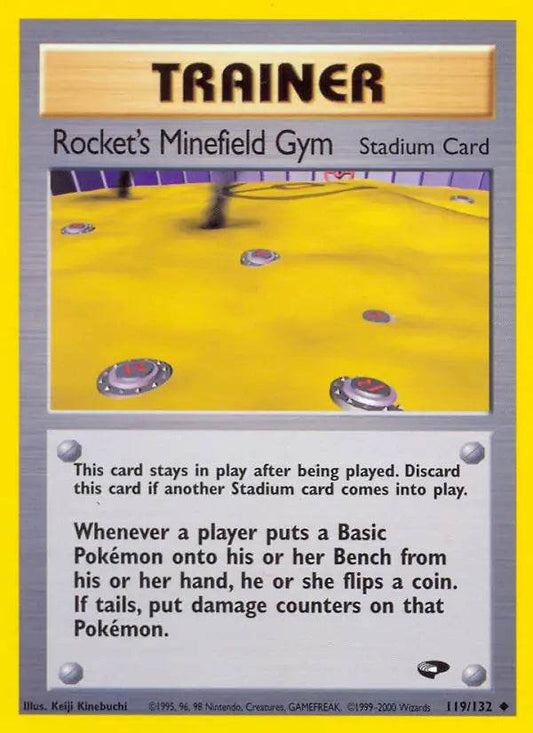 Rocket's Minefield Gym 119/132 Uncommon - MissingNo.