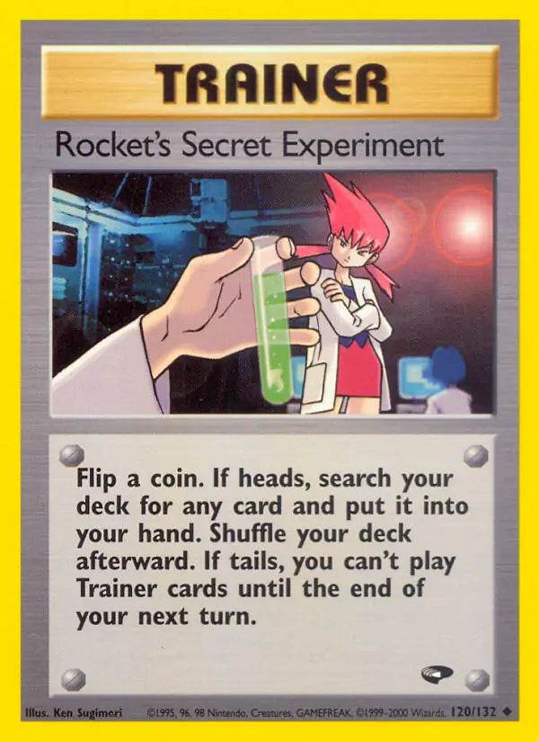 Rocket's Secret Experiment 120/132 Uncommon - MissingNo.
