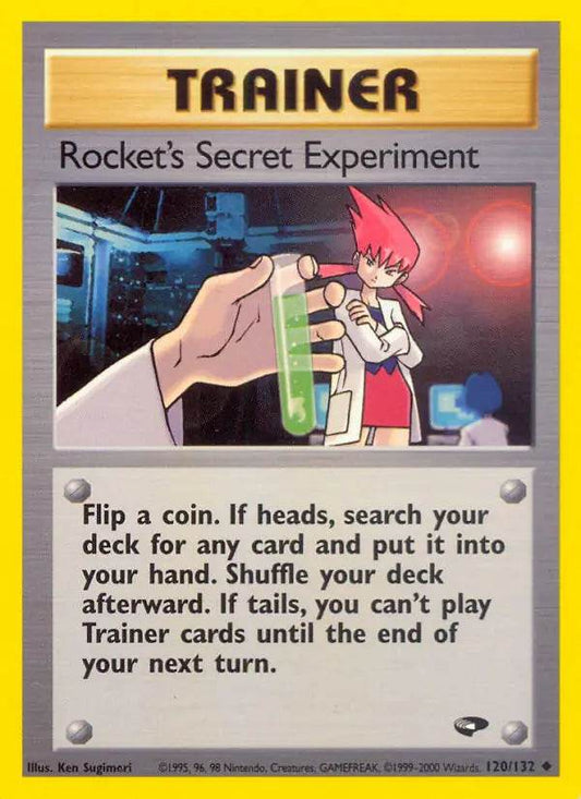 Rocket's Secret Experiment 120/132 Uncommon - MissingNo.