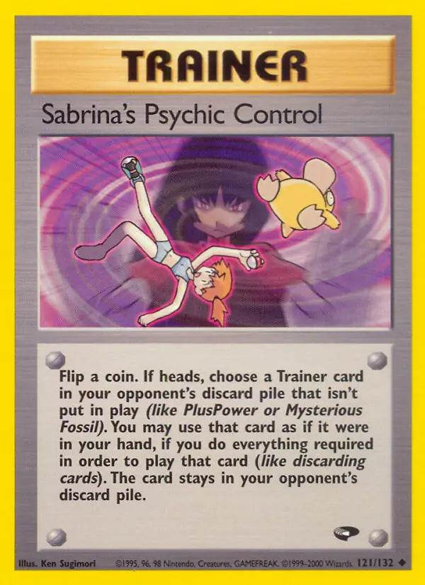 Sabrina's Psychic Control 121/132 Uncommon - MissingNo.