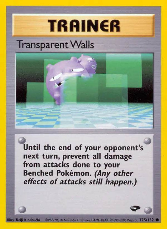 Transparent Walls 125/132 Common - MissingNo.