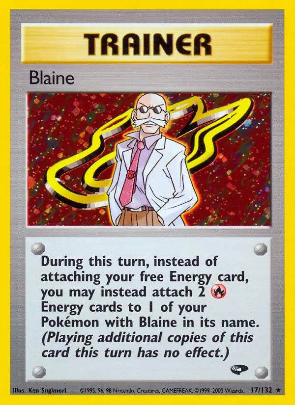 Blaine 17/132 Holo Rare - MissingNo.