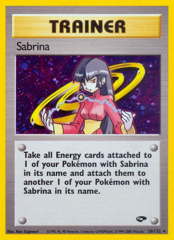 Sabrina 20/132 Holo Rare - MissingNo.
