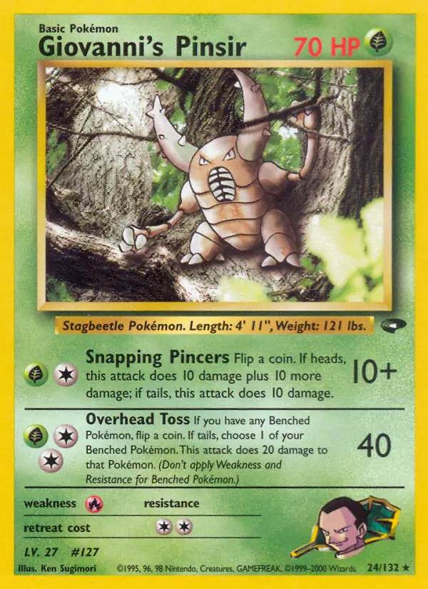 Giovanni's Pinsir 24/132 Non-Holo Rare - MissingNo.