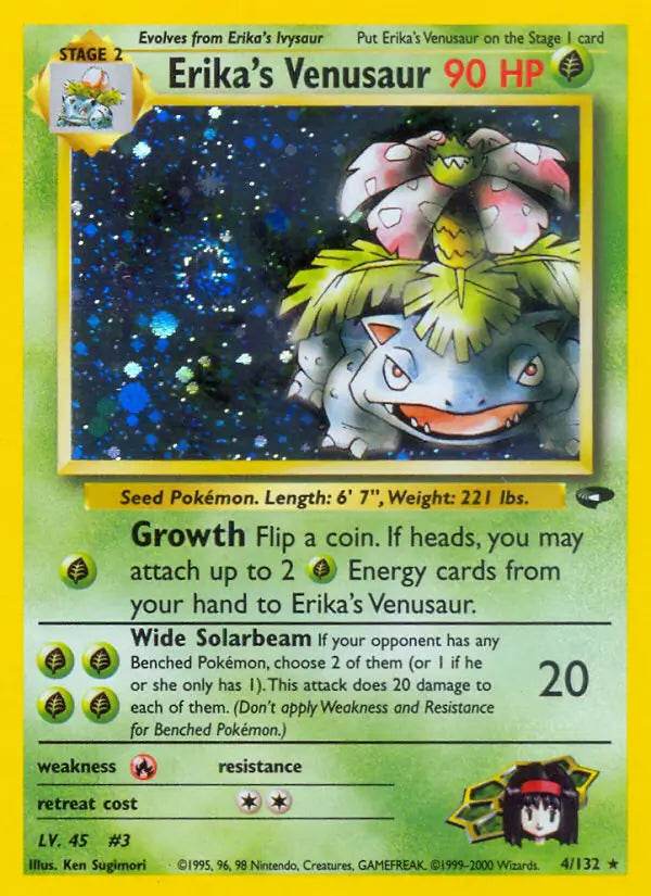 Erika's Venusaur 4/132 Holo Rare - MissingNo.
