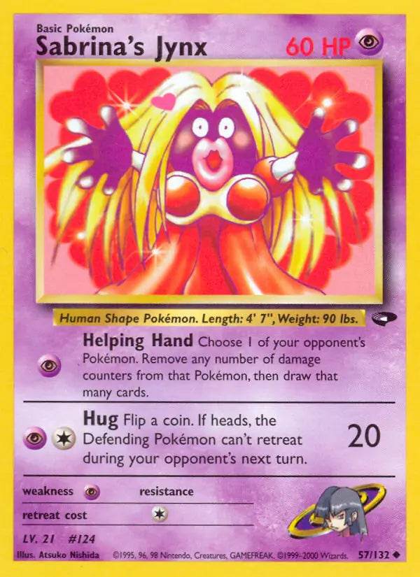 Sabrina's Jynx 57/132 Uncommon - MissingNo.