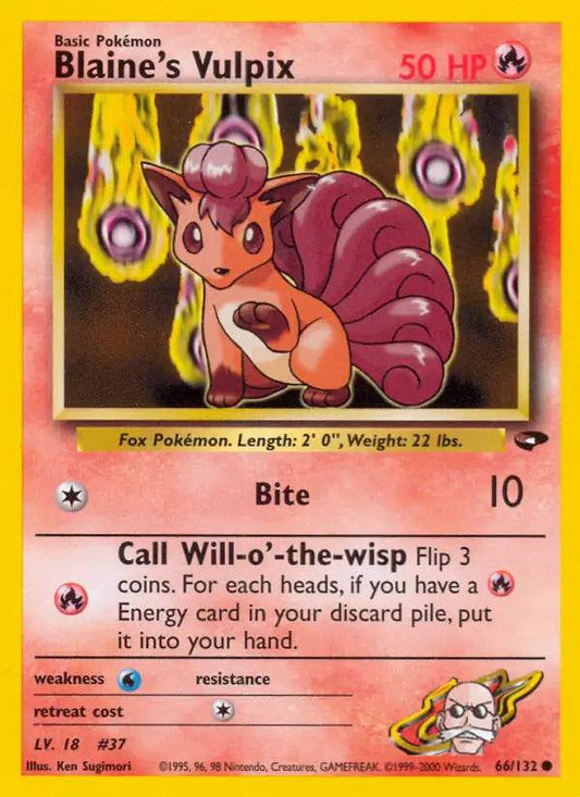 Blaine's Vulpix 66/132 Common - MissingNo.