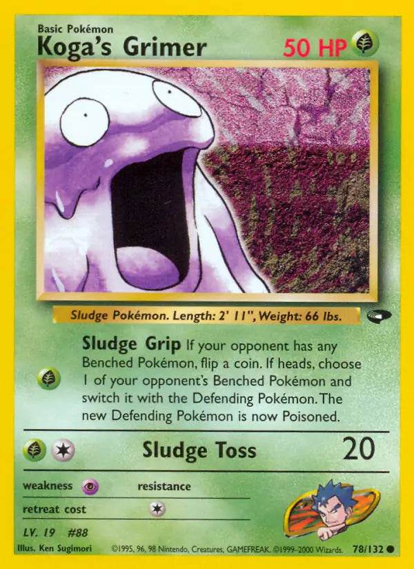 Koga's Grimer 78/132 Common - MissingNo.