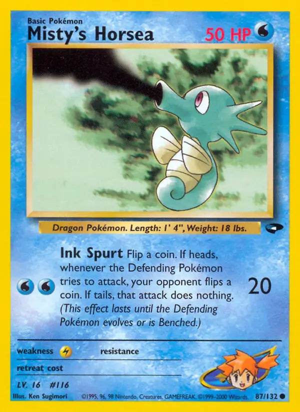 Misty's Horsea 87/132 Common - MissingNo.