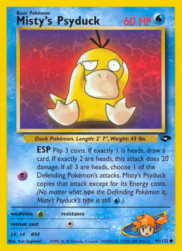 Misty's Psyduck 90/132 Common - MissingNo.