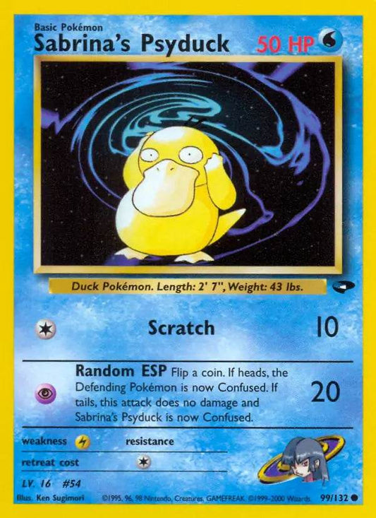 Sabrina's Psyduck 99/132 Common - MissingNo.
