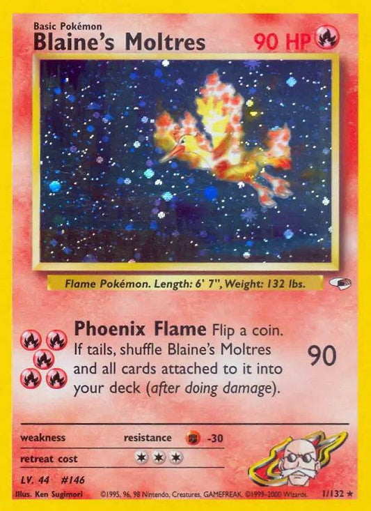 Blaine's Moltres 1/132 Holo Rare - MissingNo.