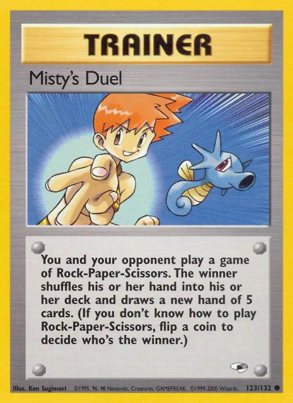 Misty's Duel 123/132 Common - MissingNo.