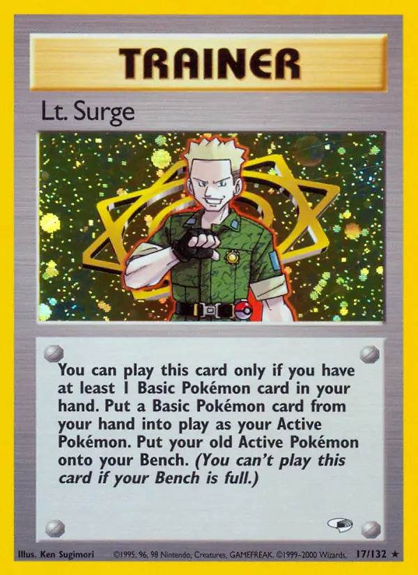 Lt. Surge 17/132 Holo Rare - MissingNo.