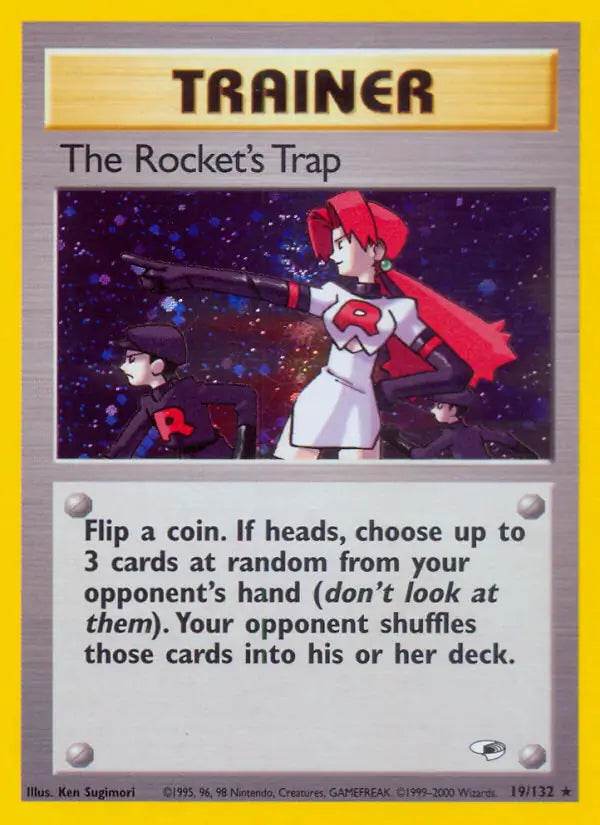 The Rocket's Trap 19/132 Holo Rare - MissingNo.