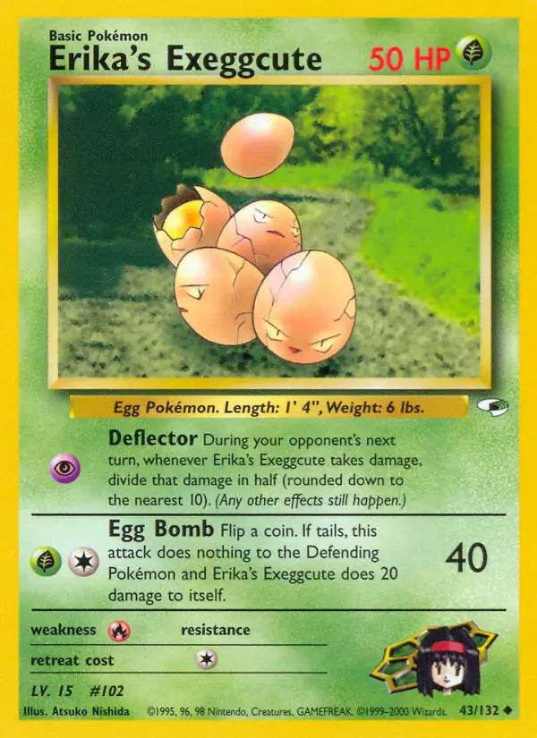 Erika's Exeggcute 43/132 Uncommon - MissingNo.