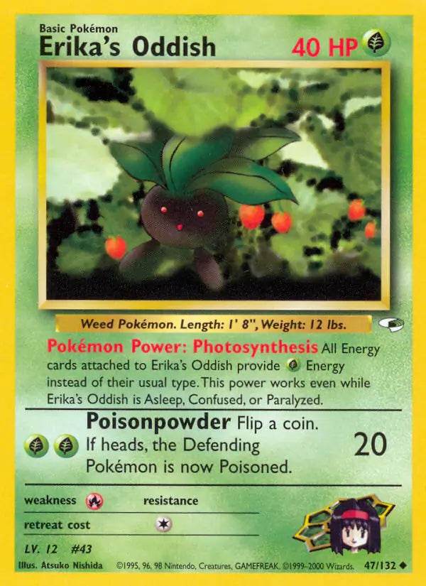 Erika's Oddish 47/132 Uncommon - MissingNo.