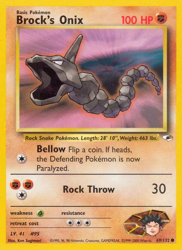 Brock's Onix 69/132 Common - MissingNo.