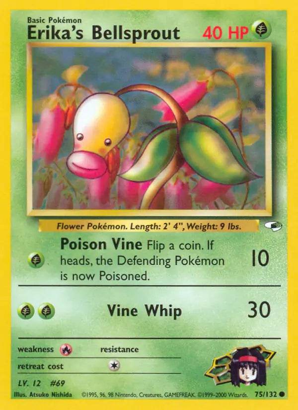 Erika's Bellsprout 75/132 Common - MissingNo.