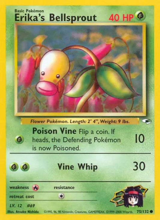 Erika's Bellsprout 75/132 Common - MissingNo.