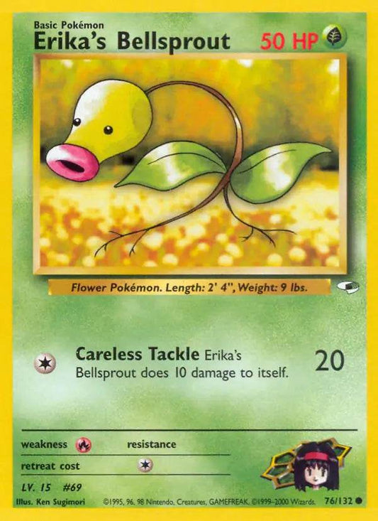 Erika's Bellsprout 76/132 Common - MissingNo.