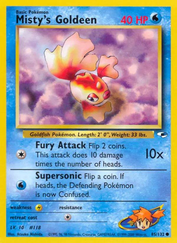 Misty's Goldeen 85/132 Common - MissingNo.