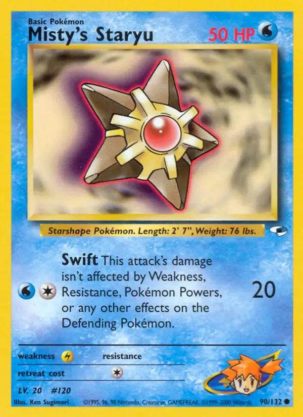 Misty's Staryu 90/132 Common - MissingNo.
