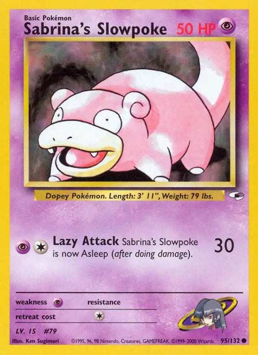 Sabrina's Slowpoke 95/132 Common - MissingNo.