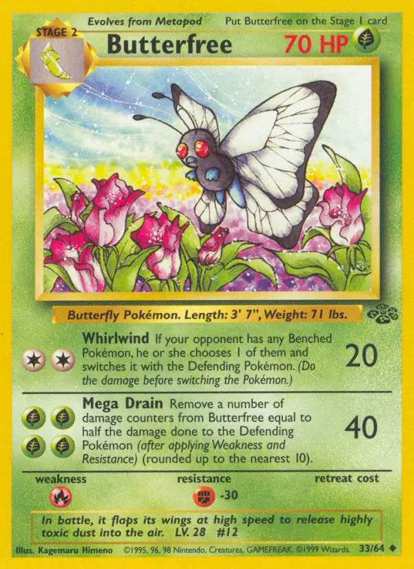 Butterfree 33/64 Uncommon (LP) - MissingNo.