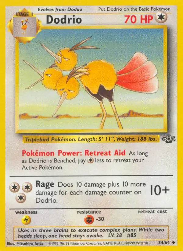 Dodrio 34/64 Uncommon (LP) - MissingNo.