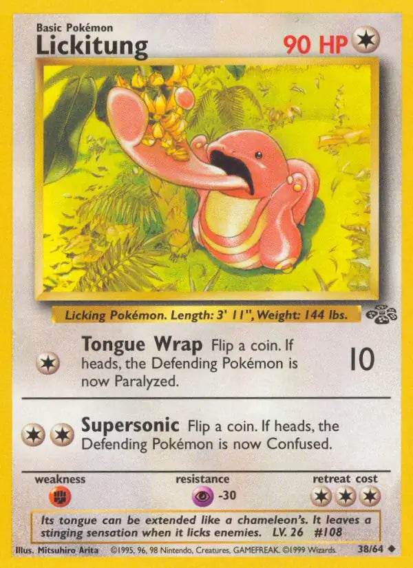 Lickitung 38/64 Uncommon (LP) - MissingNo.