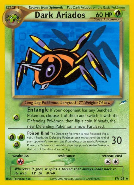 Dark Ariados 17/105 Non-Holo Rare - MissingNo.