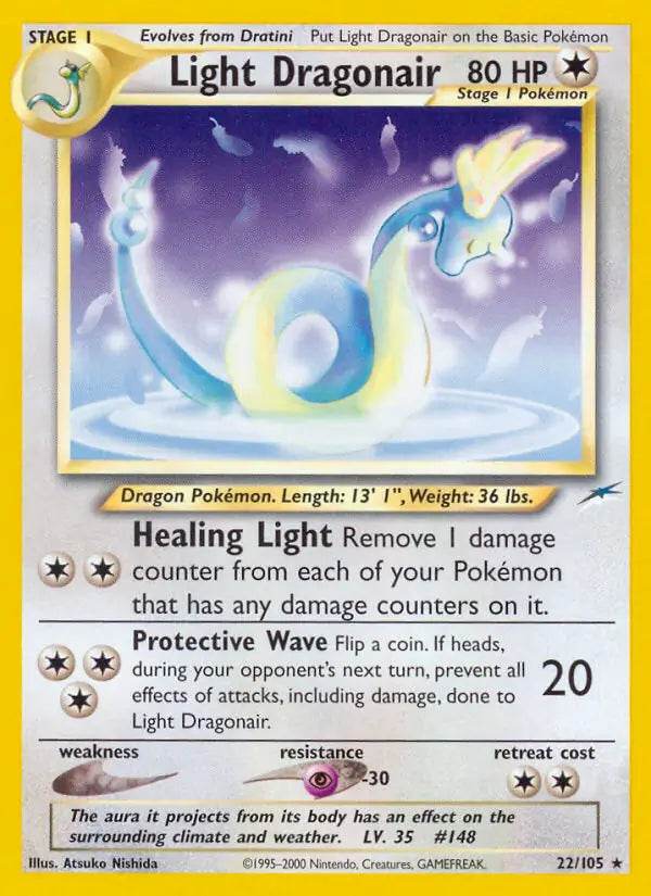 Light Dragonair 22/105 Non-Holo Rare - MissingNo.