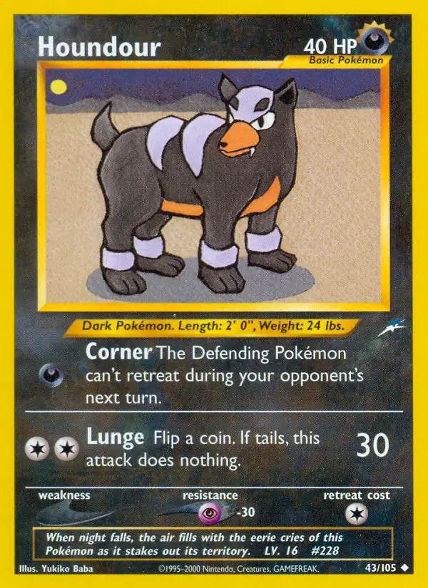 Houndour 43/105 Uncommon - MissingNo.