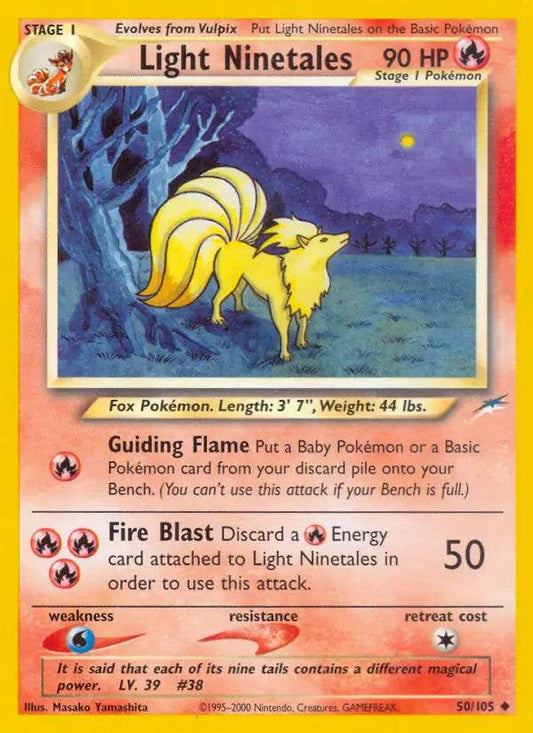 Light Ninetales 50/105 Uncommon - MissingNo.