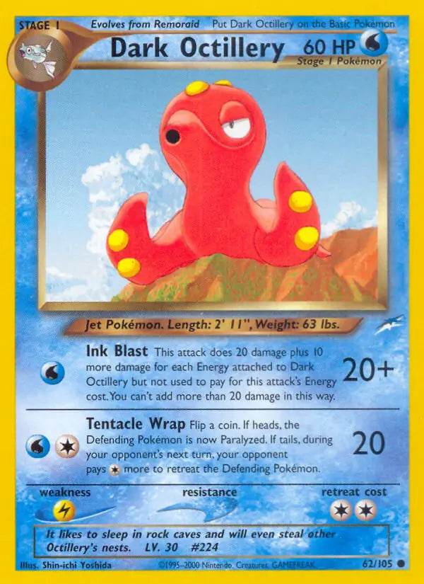 Dark Octillery 62/105 Common - MissingNo.