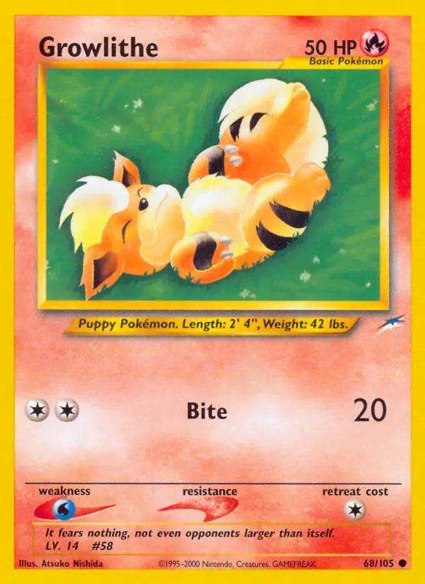 Growlithe 68/105 Common - MissingNo.