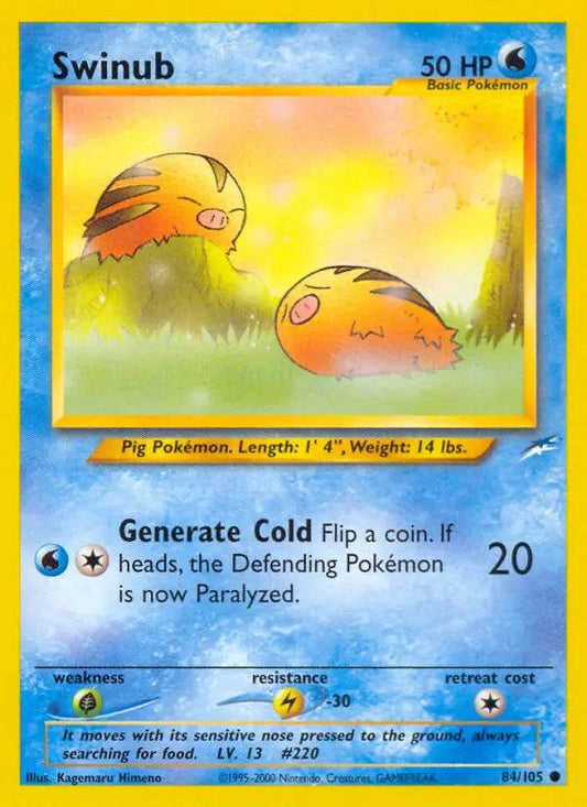 Swinub 84/105 Common - MissingNo.