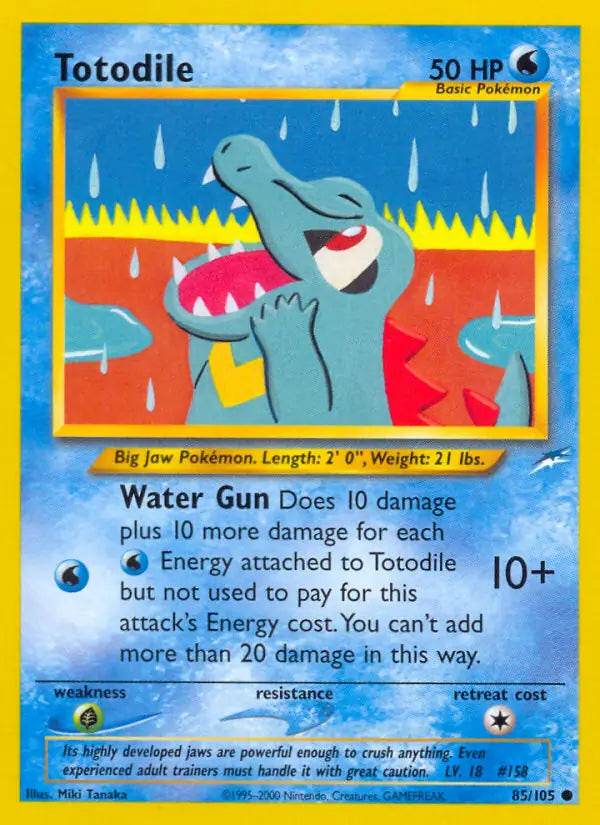 Totodile 85/105 Common - MissingNo.