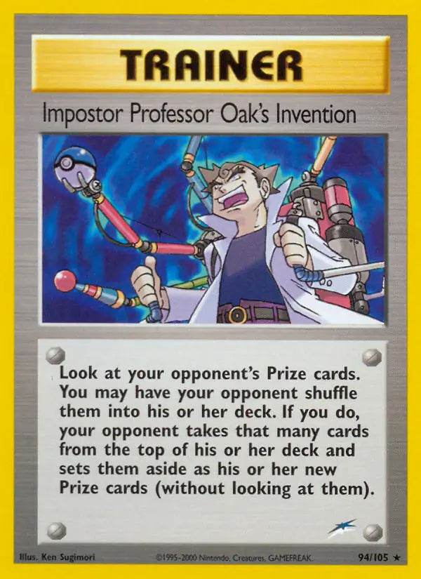 Imposter Professor Oak's Invention 94/105 Non-Holo Rare - MissingNo.