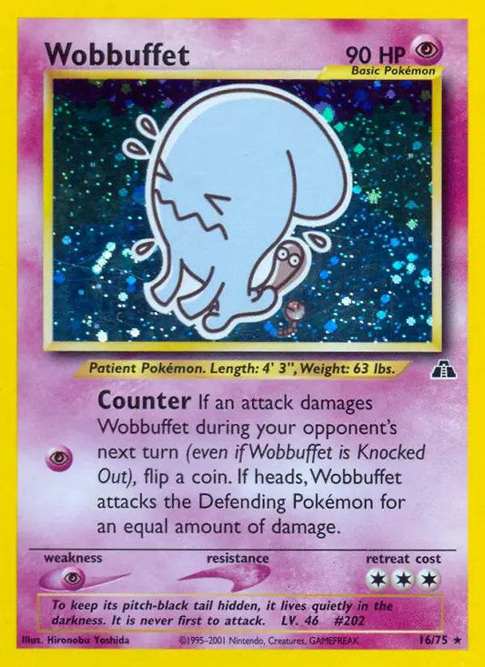 Wobbuffet 16/75 Holo Rare - MissingNo.